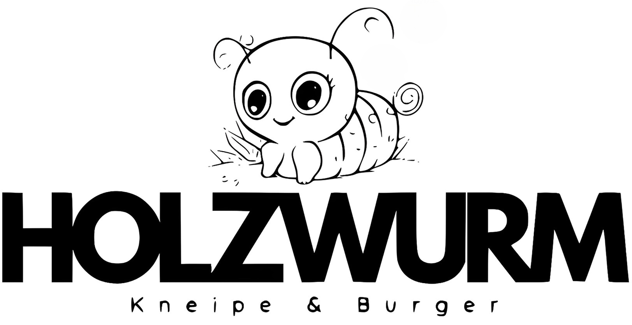 Holzwurm Kneipe & Burger Logo